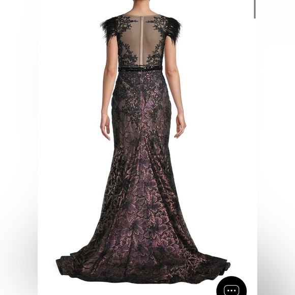 MAc duggal black mermaid dress - Picture 2 of 3